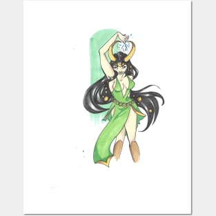 Lady Loki Magic Posters and Art